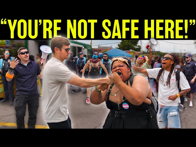 Street Preacher MOBBED & ASSAULTED at Pride Festival as Police Watch