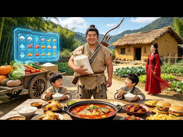 Traveled To A Famine Era,I Awakened A Food System,Gave My Family Meat And A Wealthy Life!