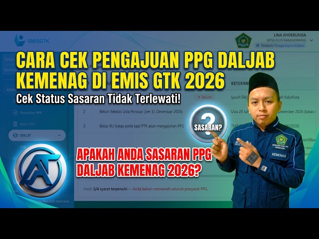 HOW TO CHECK THE MADRASAH PPG DALJAB APPLICATION MENU IN EMIS GTK 2026 | Check Your PPG Target St...