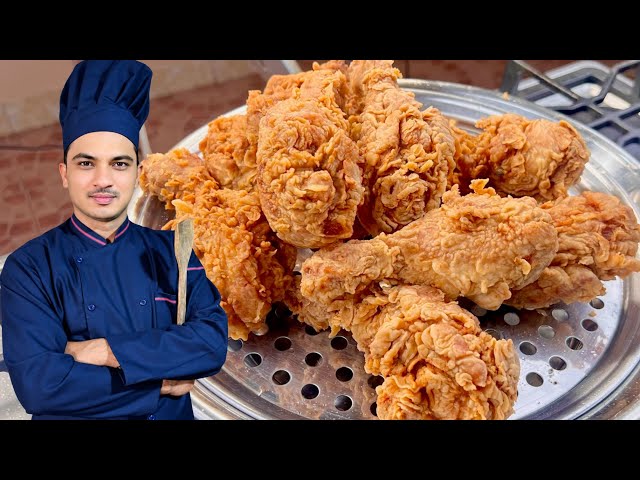 Secret KFC Style Fried Chicken | Extra Crispy Fried Chicken Recipe | Fried Chicken By Chef M Afzal |