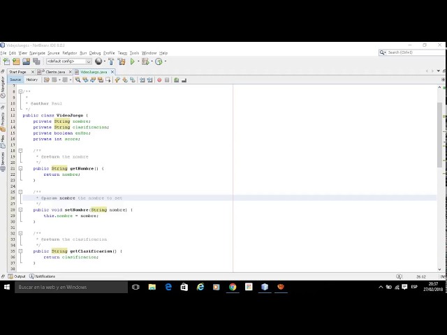 Encapsular atributos de una clase con NetBeans