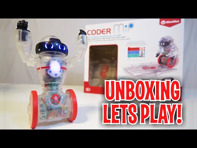 Unboxing & Let's Play : CODER MiP the STEM-based Toy Robot by WowWee  - Transparent  (FULL REVIEW!)