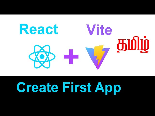 Create React App with Vite in Tamil