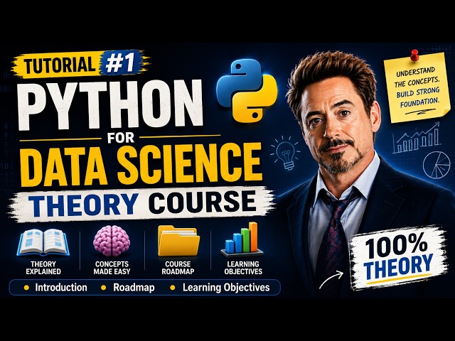 Python for Data Science Tutorial #1 | Introduction, Course Roadmap & Learning Objectives