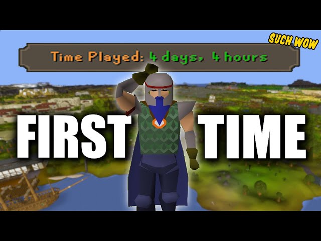 I Played Old School RuneScape (OSRS) For The First Time - 100 Hour Review