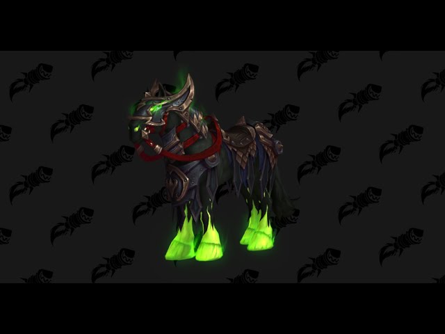 The Headless Horsemans Goulish Charger Mount Halloween Event Drop 2025 World of Warcraft