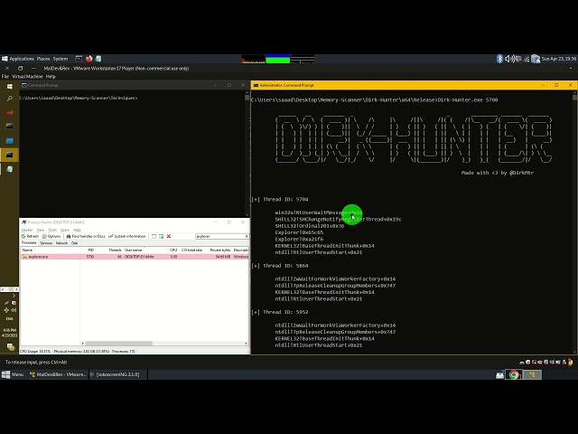 Thread Stack Frame abnormalities