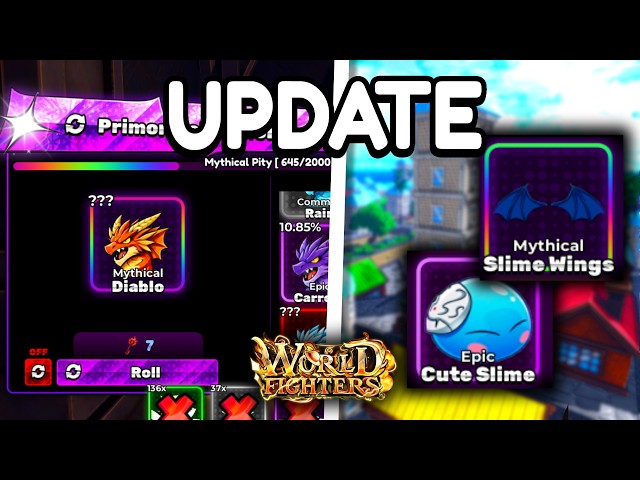 *MINI UPDATE* New Zone, Gamemode and More! (Anime World Fighters)