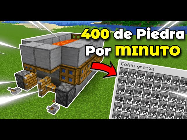 Como Hacer una Granja de PIEDRA AUTOMÁTICA 1.21.10 / JAVA Y BEDROCK