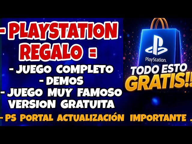 PLAYSTATION GAVE ALL THIS AWAY FOR FREE ON PS STORE!! FULL GAME AND DEMO | PS PORTAL UPDATE