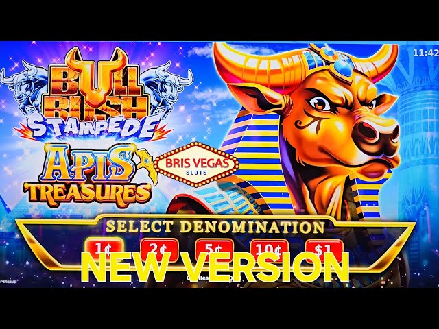 2 New Versions of Bull Rush Stampede. Maximus Money and Apis Treasures.