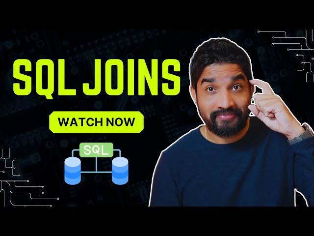SQL Joins in 1 video — Inner, Left, Right, Full Join. in Hindi
