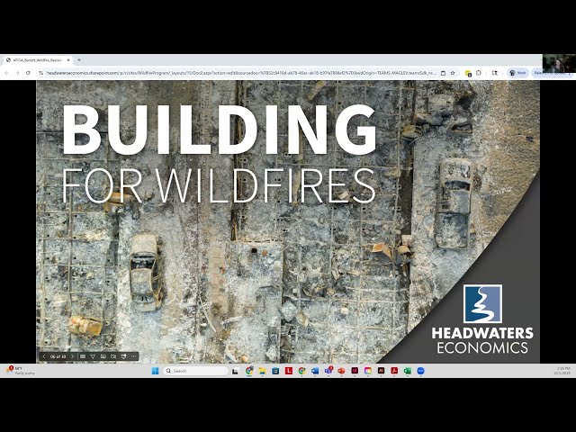 Colorado Wildfire Resiliency Code: Education Series | Part 5