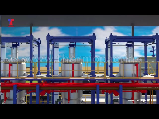 3D Animation - Oil re-refining process