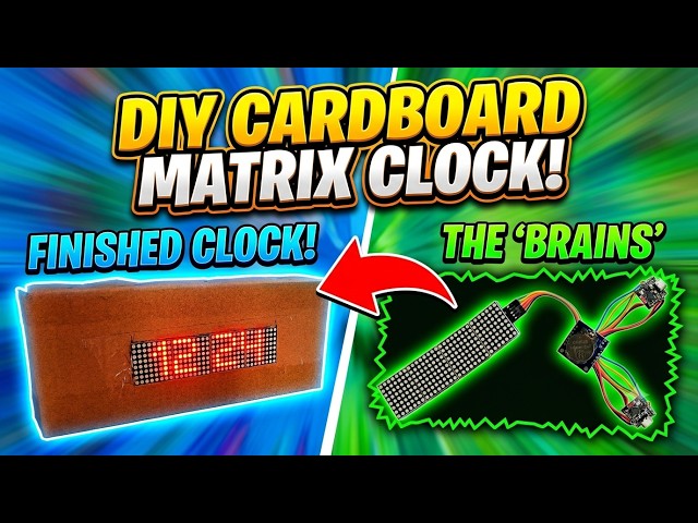 DIY Digital Desk Clock Using MAX7219 Display and ESP32 C3