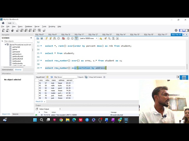Window Function In SQL In Hindi