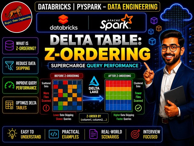 66. Databricks | Pyspark | Delta: Z-Order Command