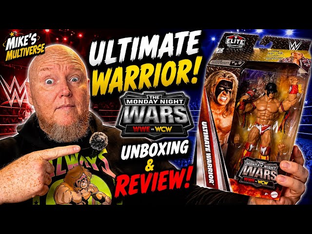 WWE Monday Night Wars ULTIMATE WARRIOR Unboxing and Review! 