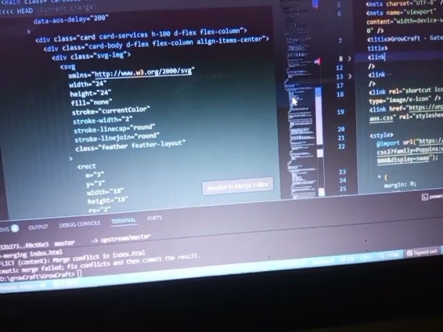 Solving Merge conflicts in Project 🥴🥴.......Very sir dard wala kam for an engineer....@coding @code