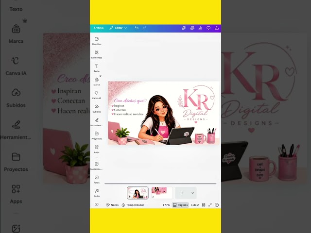Así diseñe mi tarjeta en canva. Quieres que diseñe la tuya? Deja tu comentario