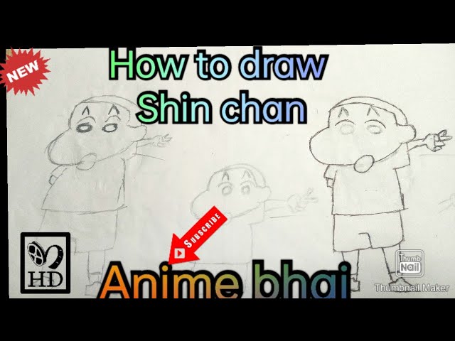 How to Draw Schin Chan - Easy Step-by-Step Tutorial #shorts #drawing #viral #viralshorts #schinchan