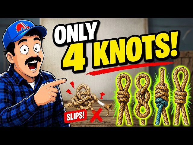 The Only 4 Knots You'll Ever Need — And Why the One You Use Slips