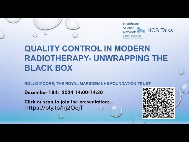 Quality control in modern radiotherapy- Unwrapping the black box