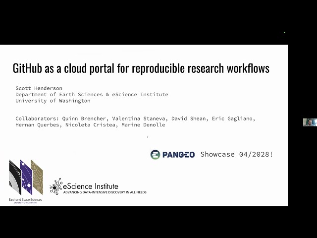 GitHub as a cloud portal for reproducible research workflows