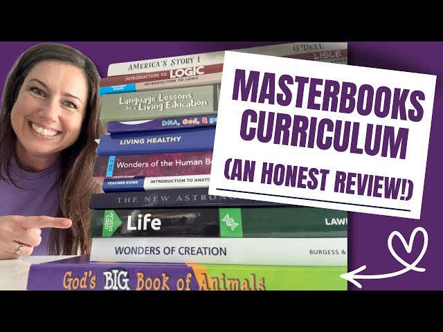 MasterBooks Homeschool Curriculm Review 📚