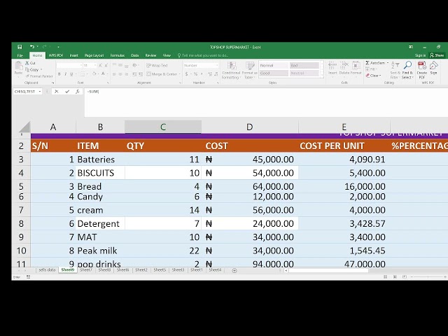 UNDERSTANDING BASIC EXCEL FORMULAS || DATA ANALYSIS || MARCCONNECT TECHNOLOGIES