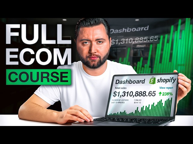 Beginners Guide to Shopify in 2026 (13+ Hours)