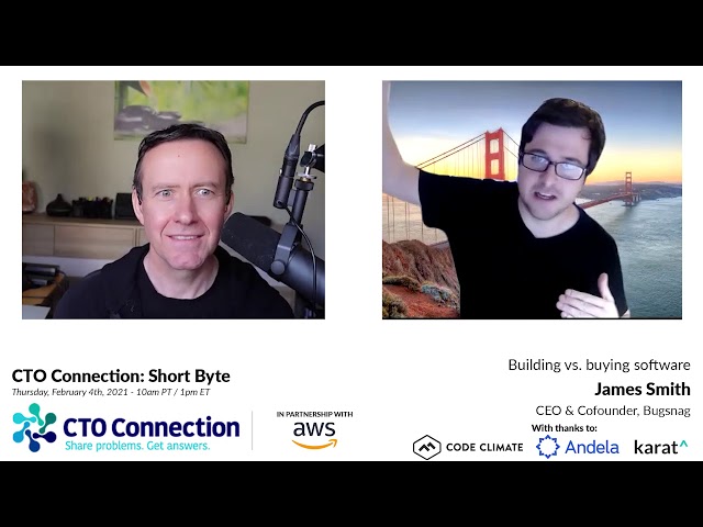 CTO Connection: Building vs. Buying Error Monitoring Software
