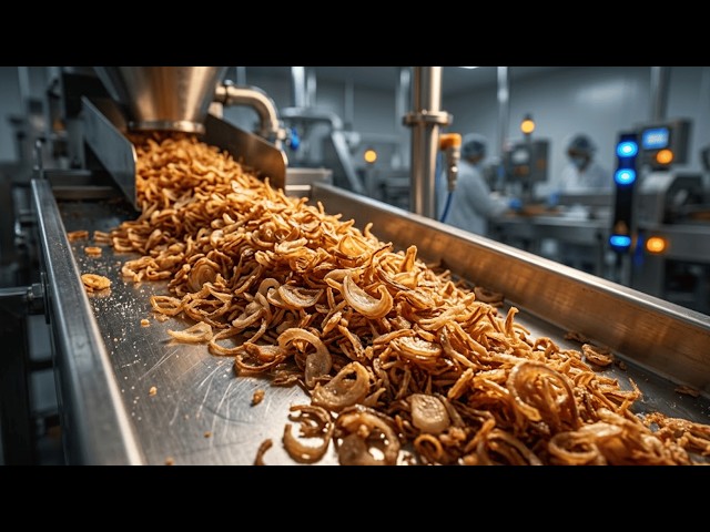 Amazing Crispy Fried Shallots Factory Production Line