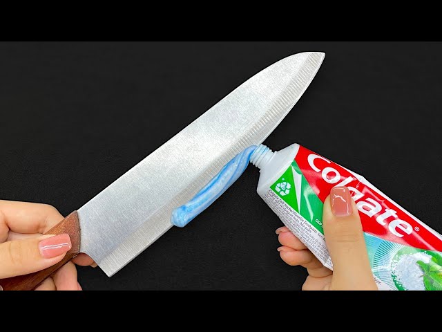 Razor Sharp in 1 Minute! Every House Needs This But No One Does it!|Clever Tricks
