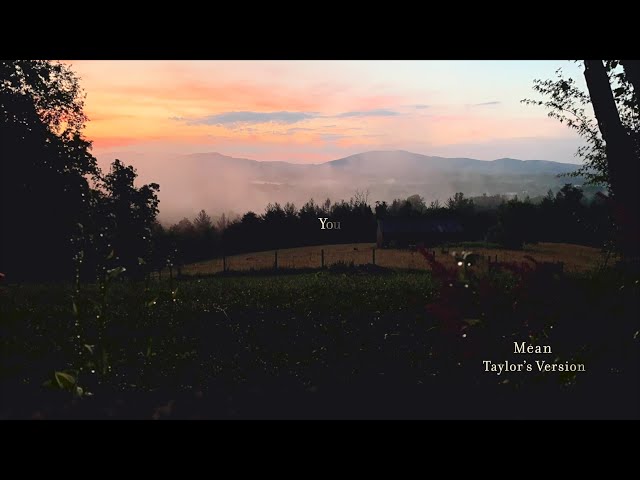 Taylor Swift - Mean (Taylor's Version) (Lyric Video)