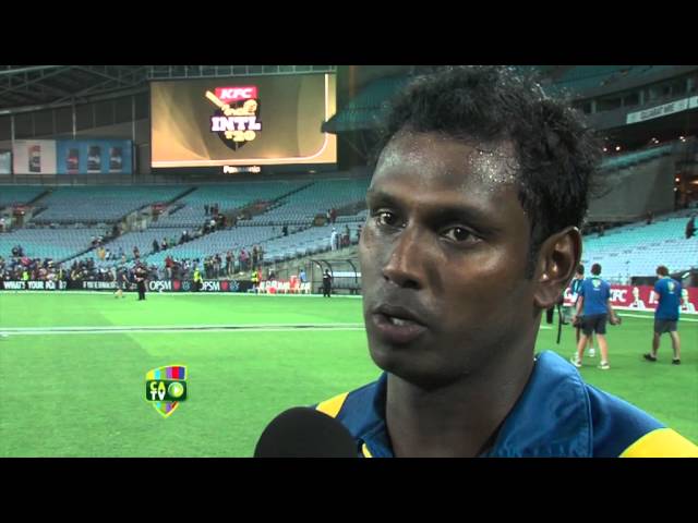 Angelo Mathews post match - Jan 26th