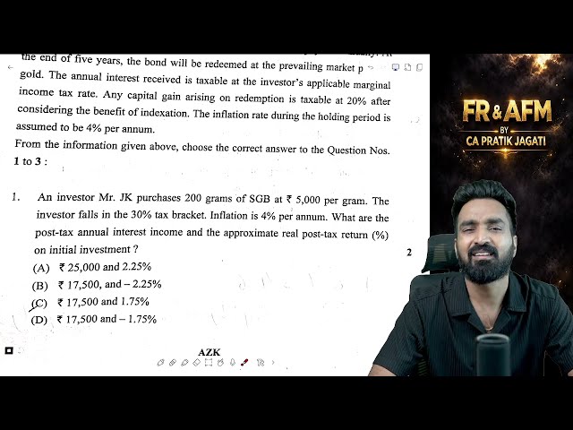 Is ICAI Becoming Worse Day by Day ? | CA Final AFM Review