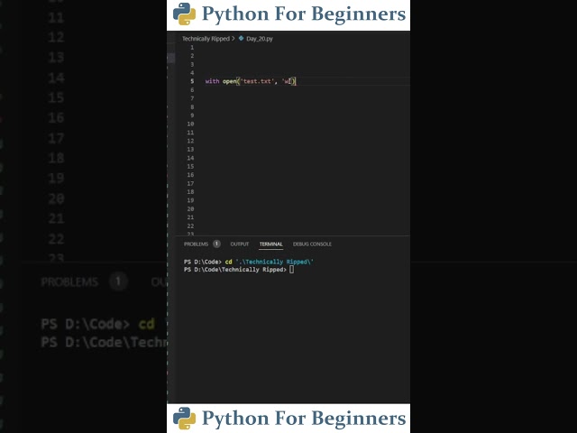 How To Write A Text File Using Python | Python For Beginners