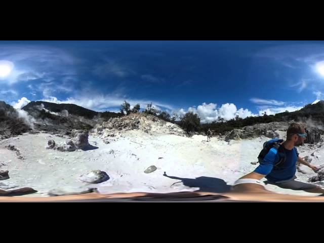Inside Salak crater, Java, Indonesia, part 2