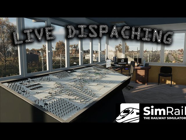 Train Traffic Controller | Dispacher Roleplay Live |  SimRail The Railway Simulator
