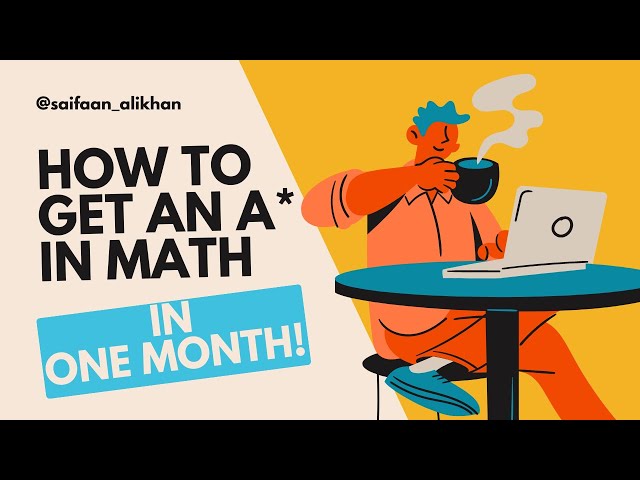 How To Score an A/A* in CAIE O Levels Math 4024 in ONE MONTH!