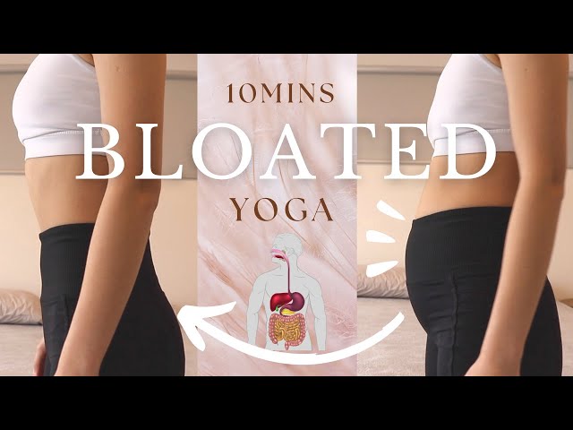 Yoga de 10 minutos para aliviar los gases y la hinchazón abdominal 💨 | Mejora el sistema digestivo