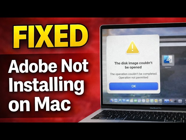 Fix: The disk image couldn’t be opened. The operation couldn’t be completed. Operation not permitted
