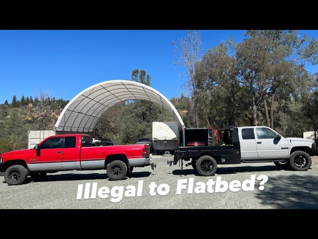A flat bed makes your truck illegal? Pros&Cons of a flatbed truck