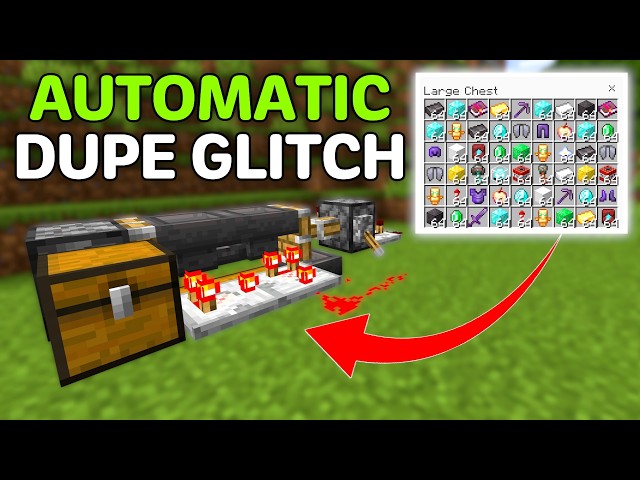 NEW WORKING AUTOMATIC DUPE GLITCH v26.21 In Minecraft Bedrock!