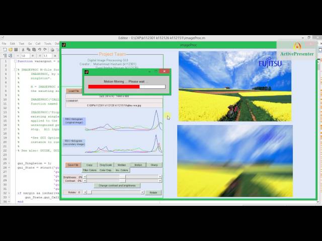 Digital Image Processing FINAL PROJECT ( EE402 ) Demostration