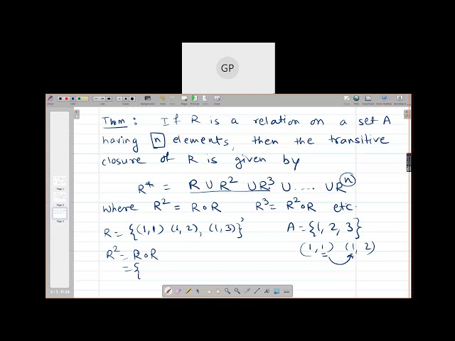 FYBSC Discrete 15 12 2020 Transitive Closure