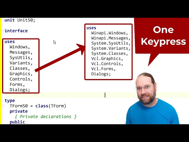 Add Unit Scope Names Automatically with this Plugin - Delphi 272