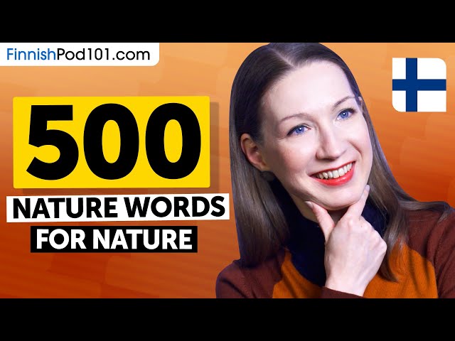 Finnish Nature Words for Nature Lovers!