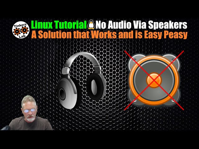 Linux Tutorial | No Audio Via Speakers | A Fix that's Easy Peasy